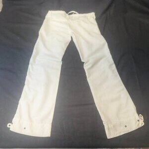 Joie Size XS White Linen Blend Pants